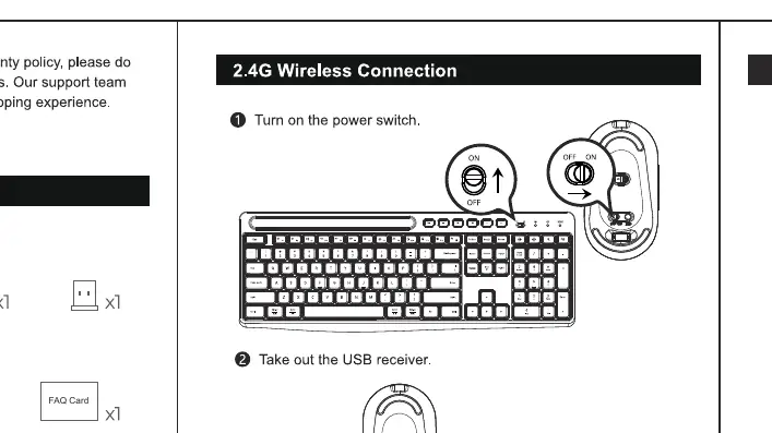 2.4G Wireless Connection setup