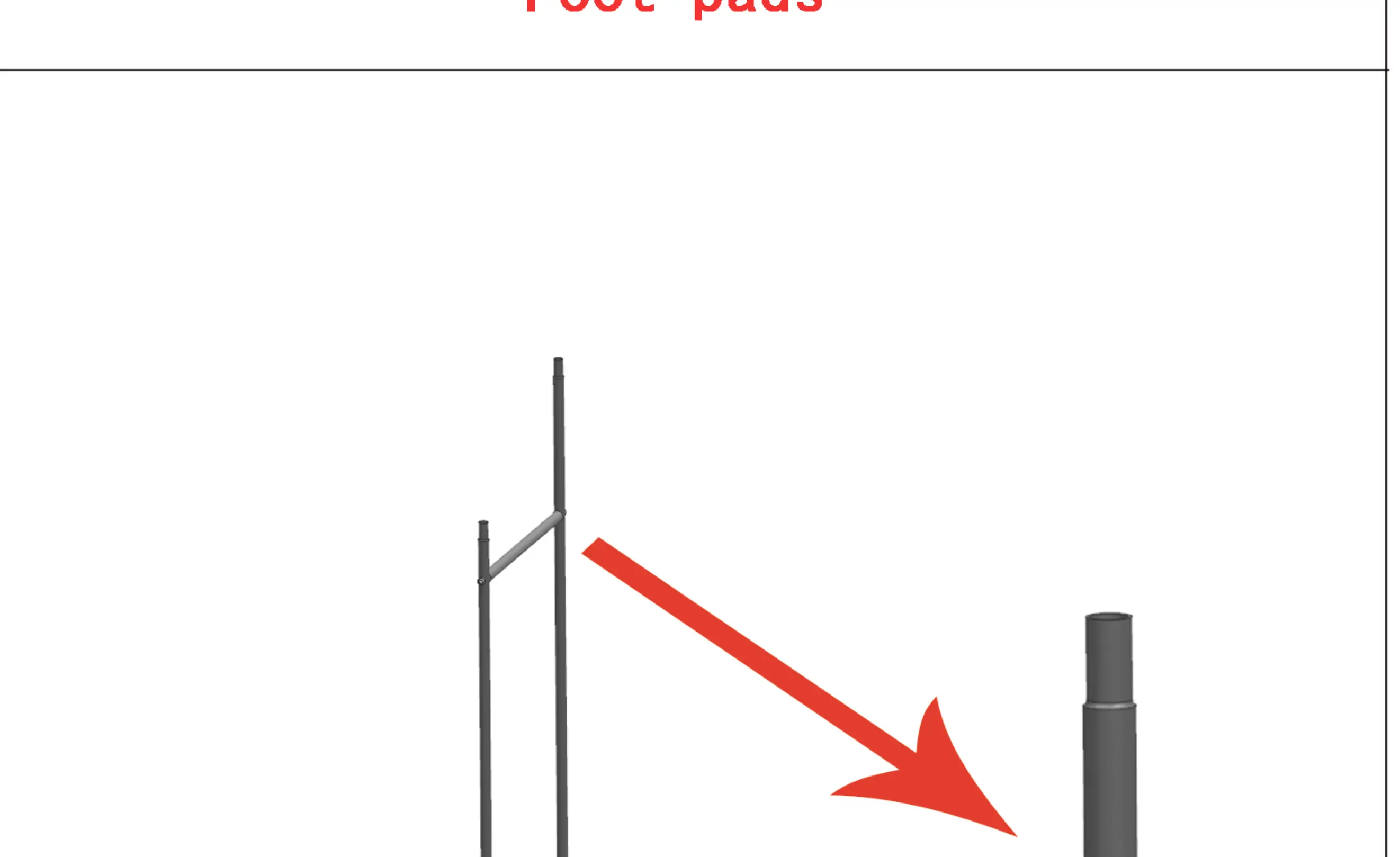 Step 4: Attaching upper crossbar