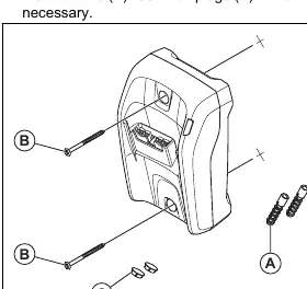 Wall charger installation.