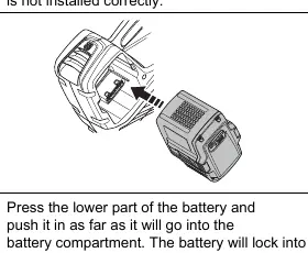 Battery insertion.