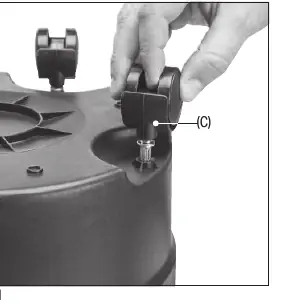 Fitting the castors