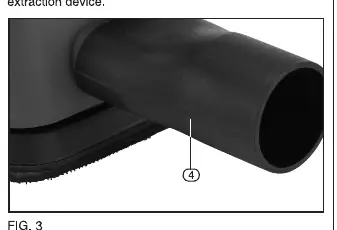 Dust extraction port