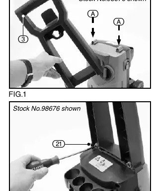 Fitting the transport handle