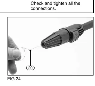 Using the cleaning pin