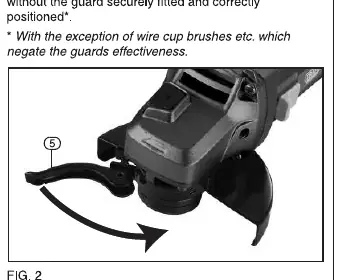 Fitting the safety guard