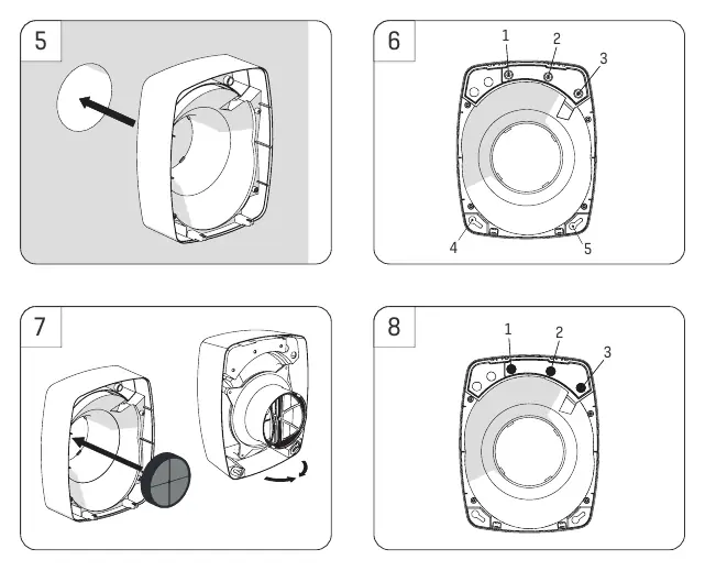 Installation steps 5-8