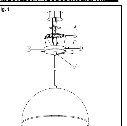 Fig. 1: Mounting and assembly diagram
