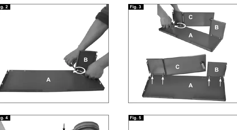 Assembly steps for cladding parts
