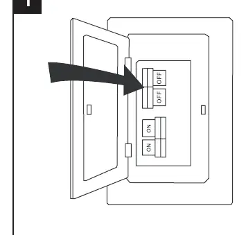 Turn off the circuit breakers