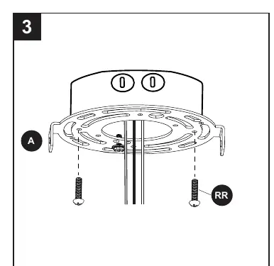 Attach the mounting bracket