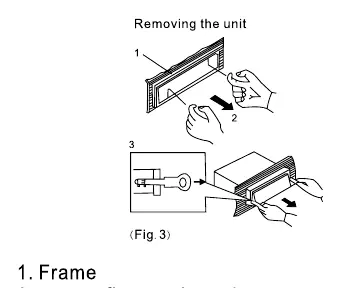 Removing the unit