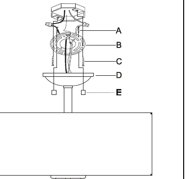 Mounting strap and wiring diagram.