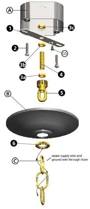 Hanging assembly