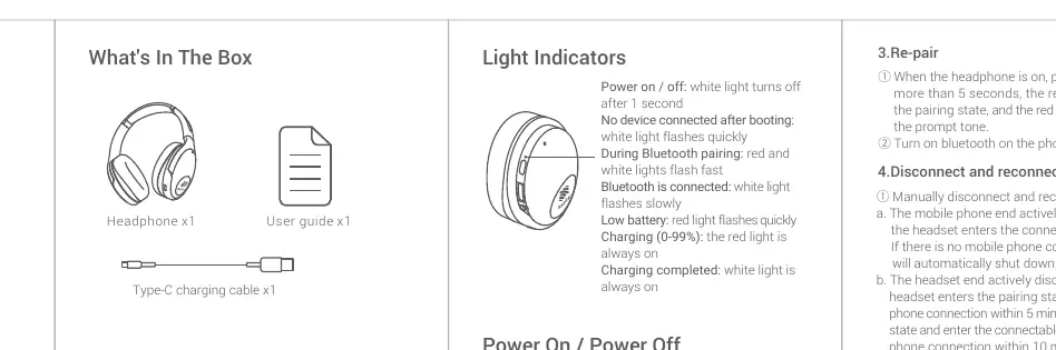 Headphone interface and button locations