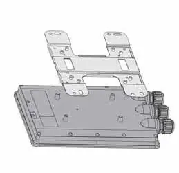 Wall mount bracket attachment