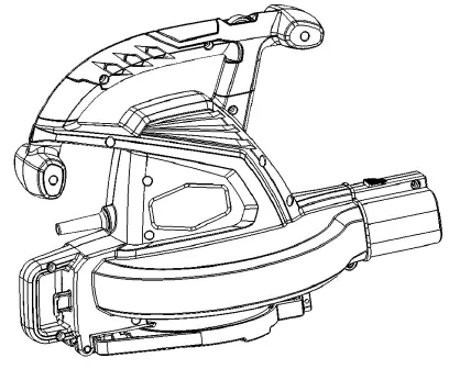 Blower/Mulcher assembly view