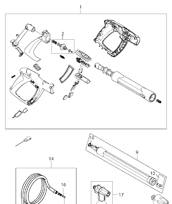 Accessories exploded diagram