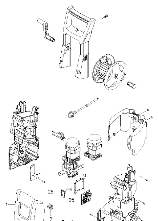 Overview exploded diagram