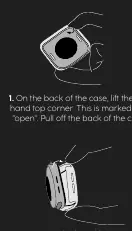 Removal steps for the protective case
