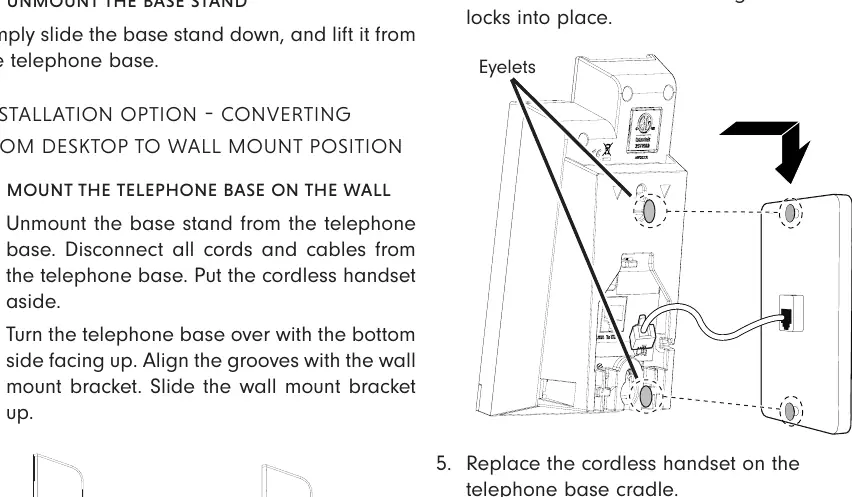 Wall mount installation