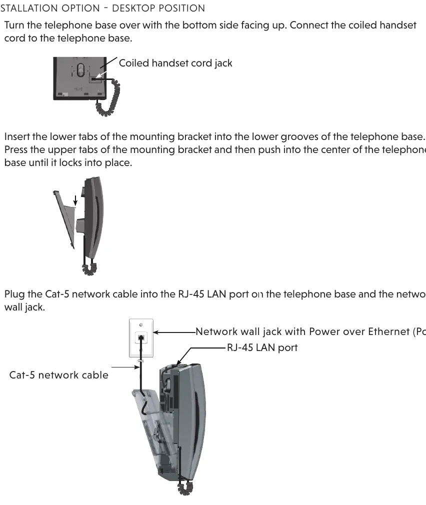 Desktop installation steps