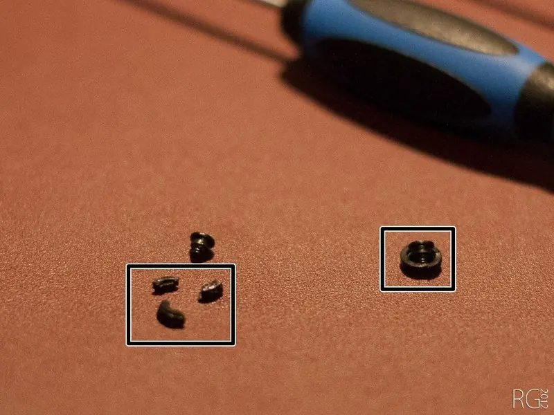 Identifying broken parts.