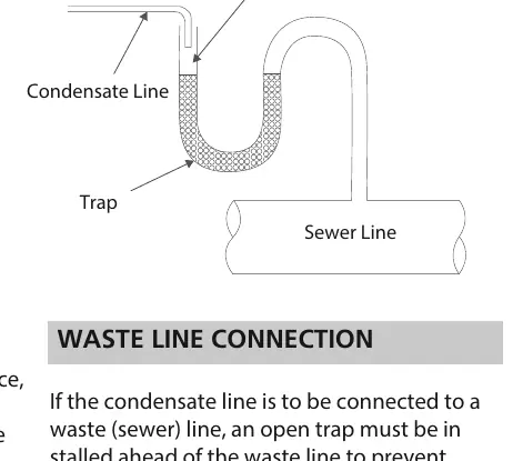 Condensate Trap Diagram