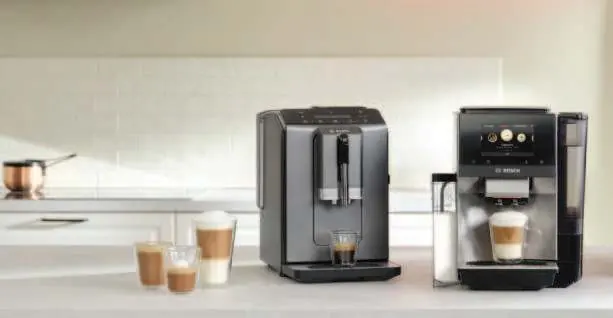 Bosch countertop espresso machine overview.