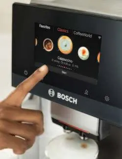 800 Series touchscreen interface.