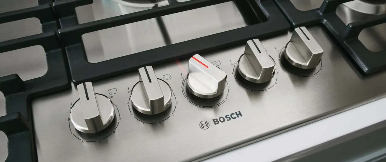 Gas cooktop control knobs