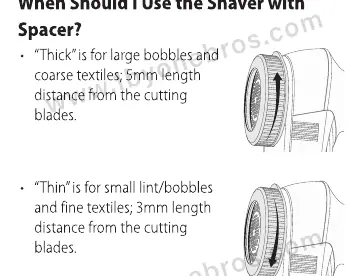 Shaving tips for different fabric types