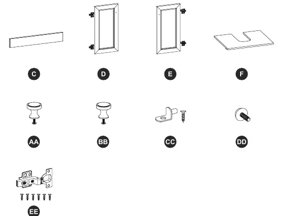Replacement parts diagram.
