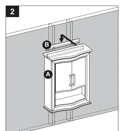 Mounting the cabinet