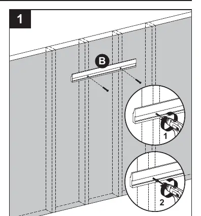 Wall bracket installation
