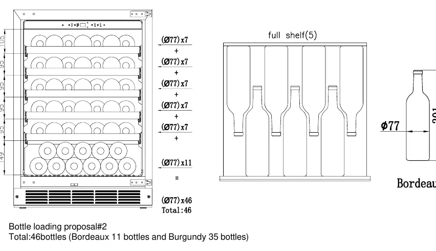 Wine bottle loading proposal.