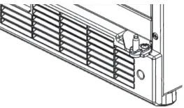 Hinge assembly detail