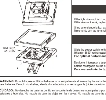 Battery replacement procedure