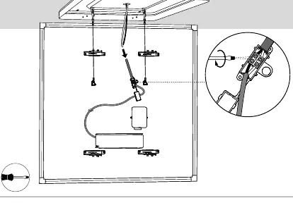 Connecting the electrical wires