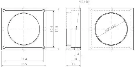 Technical dimensions drawing