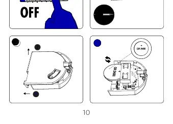 Battery replacement steps