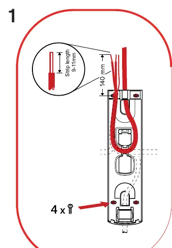 Cable stripping and routing
