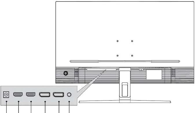 Monitor ports layout