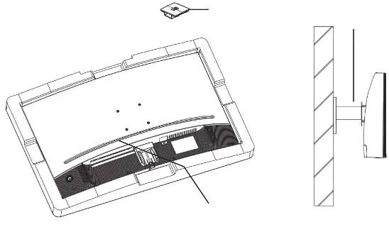 VESA mount installation