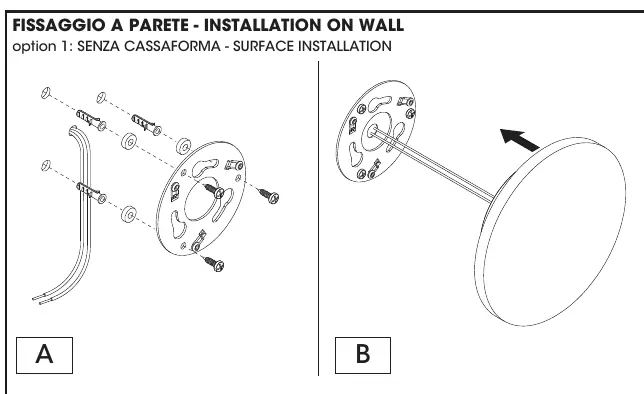 Installation steps for Camouflage Ø140