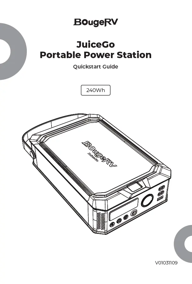 BougeRV JuiceGo 240Wh Portable Power Station