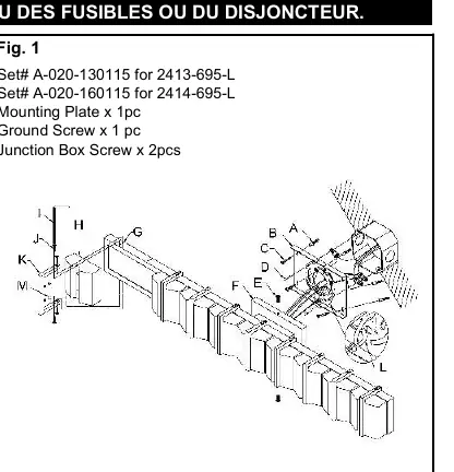 Mounting plate installation and support cable attachment