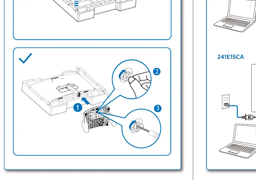 Stand assembly instructions