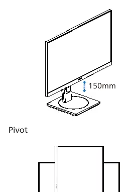 Height adjustment and pivot