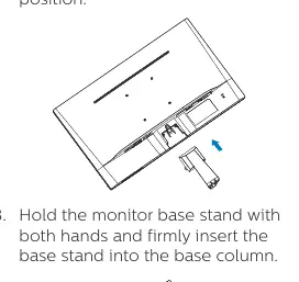 Base stand assembly steps