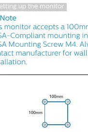 VESA mounting interface